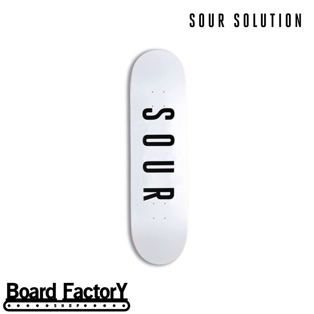 보드팩토리샵 (Board Factory Shop)[Deck] Sour Army white - 7.75&quot;