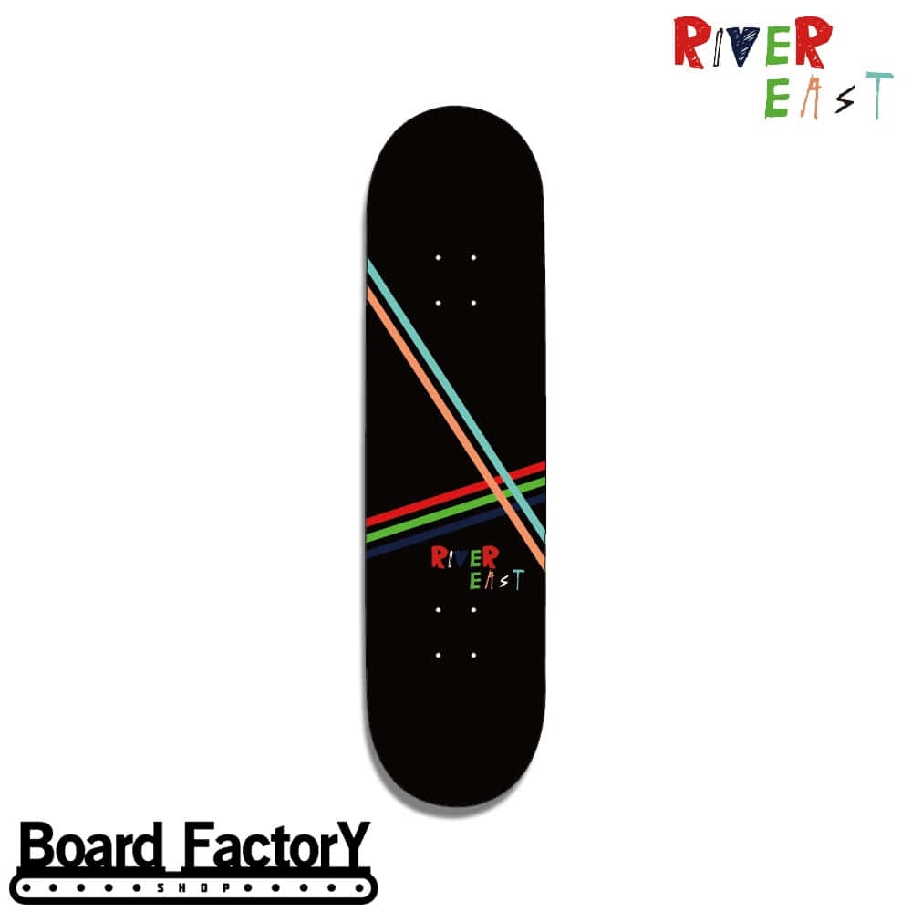 보드팩토리샵 (Board Factory Shop)[Deck]River East Signature Line Black - 8.125&quot;