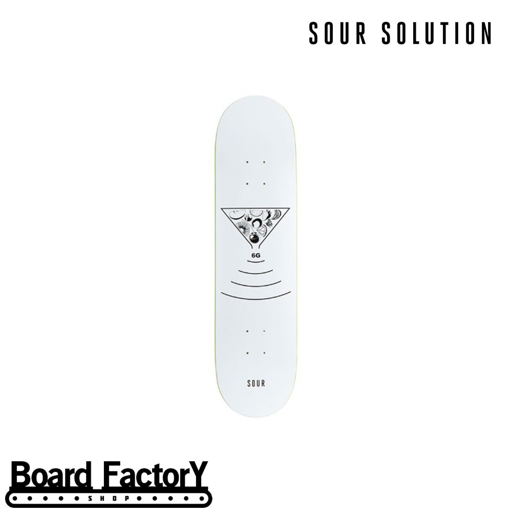 보드팩토리샵 (Board Factory Shop)[Deck] Sour 6G White - 8.0&quot;